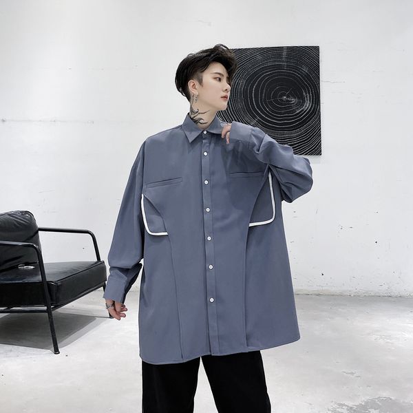новый мужской streetwear vintage fashion сыпучие hip hop рубашки мужские карманные черный серый с длинным рукавом повседневная рубашка, White;black
новый мужской streetwear vintage fashion сыпучие hip hop рубашки мужские карманные черный серый с длинным рукавом повседневная рубашка, White;black