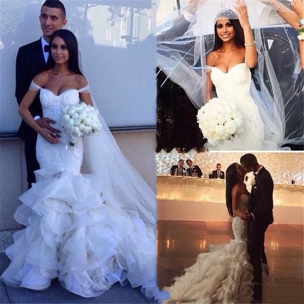 off shoulder lace mermaid wedding dress 2021 ruffles spring summer trumpet bride dresses plus size long bridal gowns vestidos de novia, White
off shoulder lace mermaid wedding dress 2021 ruffles spring summer trumpet bride dresses plus size long bridal gowns vestidos de novia, White