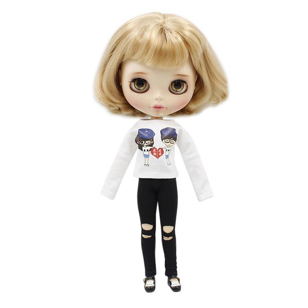 trendy t-shirt pants set outfit clothes for 1/6 fashion doll neo blythe azone licca accessories
trendy t-shirt pants set outfit clothes for 1/6 fashion doll neo blythe azone licca accessories