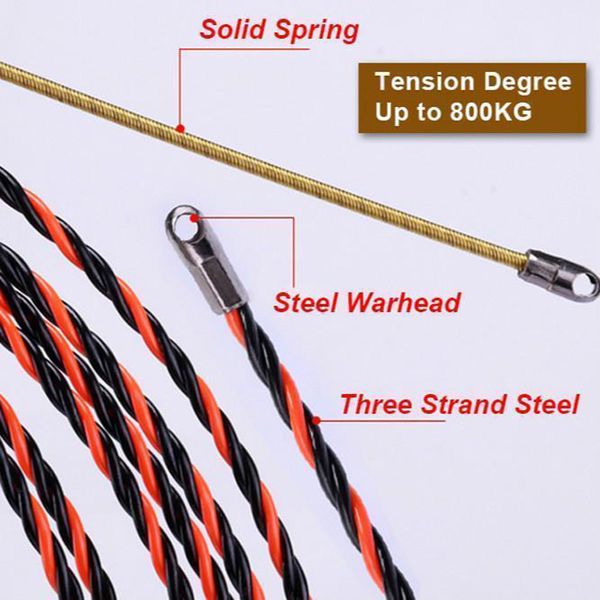 electrician wire threader fish tape wire puller stringer 3-strand threader construction tool js23
electrician wire threader fish tape wire puller stringer 3-strand threader construction tool js23