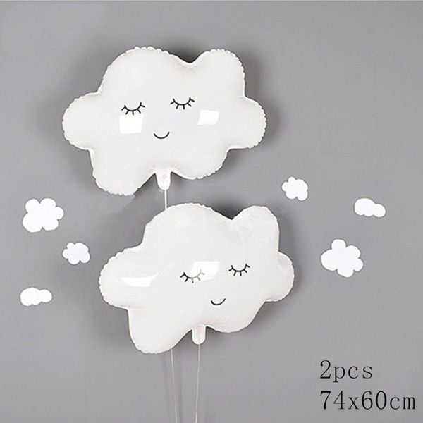 2pcs white smiling cloud foil balloon helium birthday party baby shower wedding anniversary decoration party supplies
2pcs white smiling cloud foil balloon helium birthday party baby shower wedding anniversary decoration party supplies