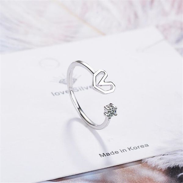 cluster rings arrival women fashion love 925 sterling silver jewelry hollow heart shaped simple crystal sweet opening sr398, Golden;silver
cluster rings arrival women fashion love 925 sterling silver jewelry hollow heart shaped simple crystal sweet opening sr398, Golden;silver