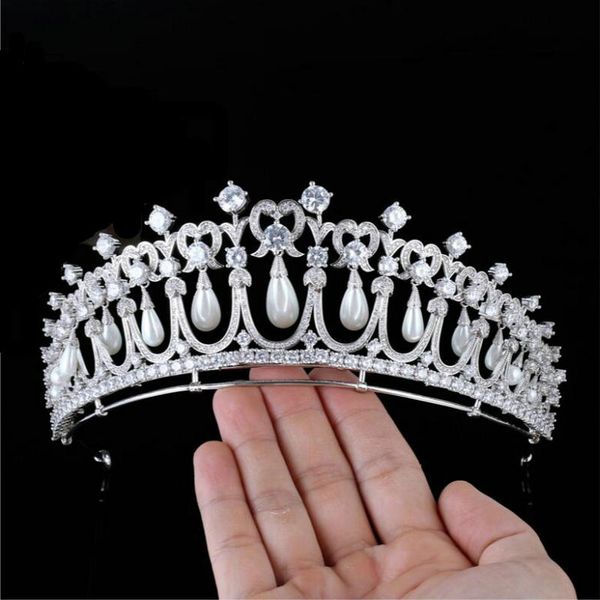 royal princess diana crown high-end hair accessories bride wedding crystal crown pearl tear wedding headdress tiara women, Golden;silver
royal princess diana crown high-end hair accessories bride wedding crystal crown pearl tear wedding headdress tiara women, Golden;silver