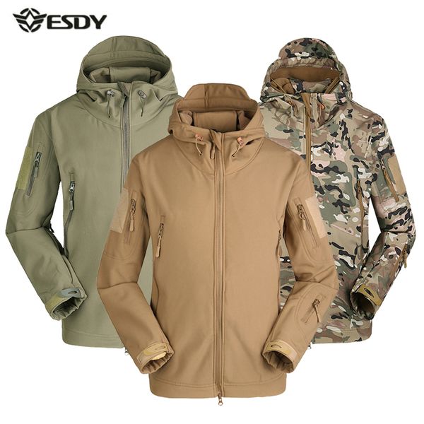 men winter heated fleece jacket waterproof softshell outdoor sport coat camping trekking skiing male camouflage tactical jackets, Blue;black
men winter heated fleece jacket waterproof softshell outdoor sport coat camping trekking skiing male camouflage tactical jackets, Blue;black
