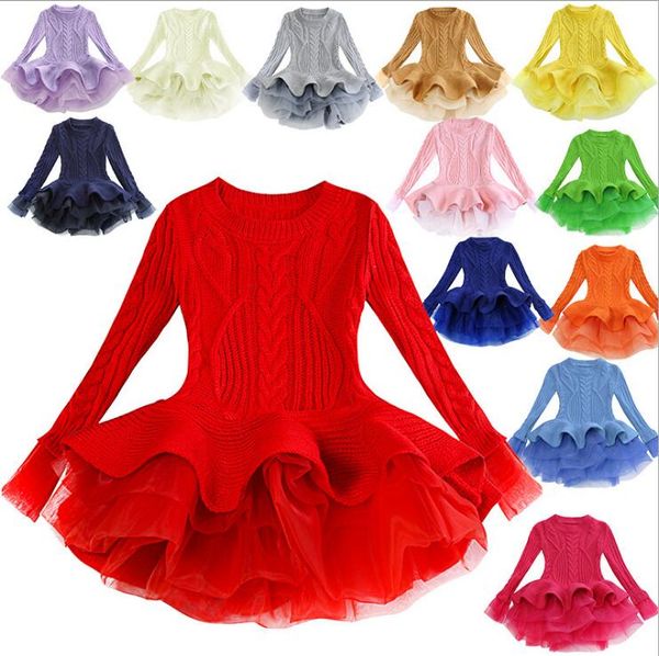 girl winter dress 2019 fashion spring autumn princess girl long sleeve sweater tutu dress kid christmas dresses for girl, Red;yellow
girl winter dress 2019 fashion spring autumn princess girl long sleeve sweater tutu dress kid christmas dresses for girl, Red;yellow
