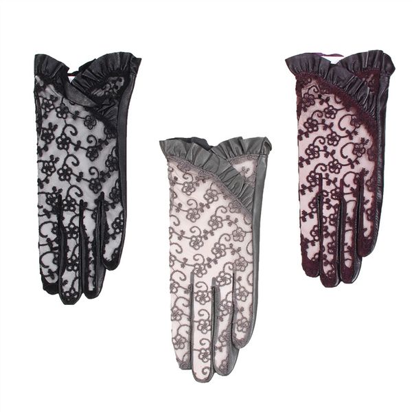 imported sheepskin lace suncreen gloves women full finger black purple grey summer full finger driving leather lace gloves, Blue;gray
imported sheepskin lace suncreen gloves women full finger black purple grey summer full finger driving leather lace gloves, Blue;gray