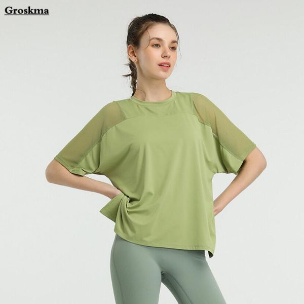 new arrival women yoga t shirt short sleeve mesh patchwork quick dry overall fitness gym clothing loose tshirt haut femme, White;red
new arrival women yoga t shirt short sleeve mesh patchwork quick dry overall fitness gym clothing loose tshirt haut femme, White;red