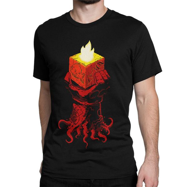 hellboy art t-shirt, premium cotton tee, men's all sizes fashion tee shirt