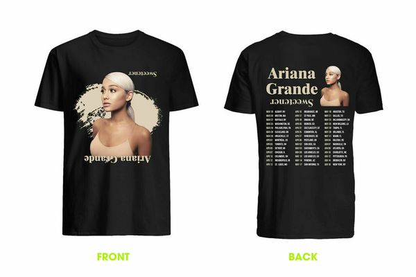 гранде - подсластитель world tour 2020 t-shirt black s-3xl мужчины лето короткими рукавами футболка
гранде - подсластитель world tour 2020 t-shirt black s-3xl мужчины лето короткими рукавами футболка