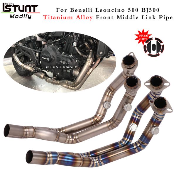 slip on for benelli leoncino 500 bj500 full motorcycle exhaust system modified escape titanium alloy front middle link pipe
slip on for benelli leoncino 500 bj500 full motorcycle exhaust system modified escape titanium alloy front middle link pipe