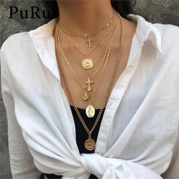ожерелье панк иисуса крест кулон для женщин goth vintage заявление long chain монета choker ожерелье цвета золота ювелирные изделия, Silver
ожерелье панк иисуса крест кулон для женщин goth vintage заявление long chain монета choker ожерелье цвета золота ювелирные изделия, Silver