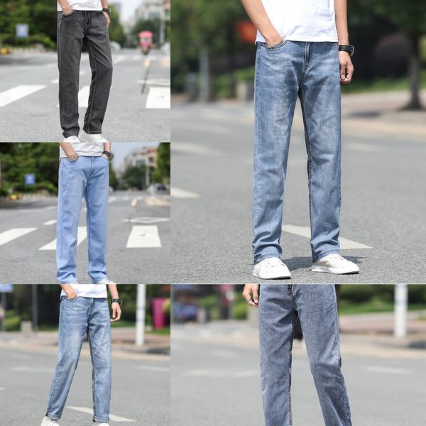 men's jeans summer thin loose straight stretch fat large size pants middle-aged denim long jeans and jeanstrousers and jeanspants men 6, Blue
men's jeans summer thin loose straight stretch fat large size pants middle-aged denim long jeans and jeanstrousers and jeanspants men 6, Blue