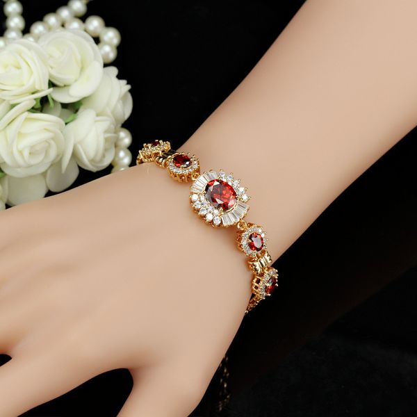 shiny red cz wedding tennis charms bracelets for women rose gold plt chain link bracelet&bangle eu/us style jewelry, Black
shiny red cz wedding tennis charms bracelets for women rose gold plt chain link bracelet&bangle eu/us style jewelry, Black
