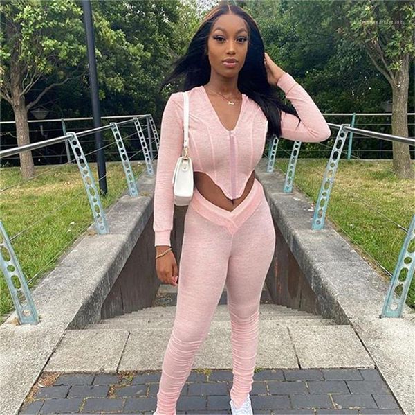 cardigan two piece outfits autumn women tracksuits women stacked pants set casual solid color long sleeve v neck zipper, Gray
cardigan two piece outfits autumn women tracksuits women stacked pants set casual solid color long sleeve v neck zipper, Gray