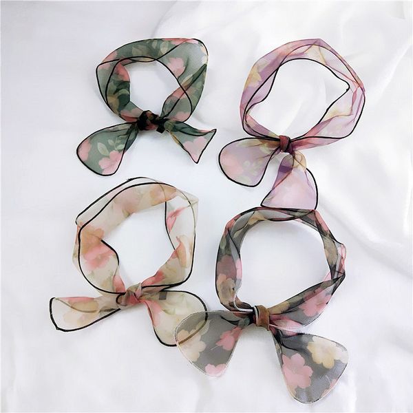new small flower silk scarf women spring and autumn summer small scarf fashion all-match silk, Blue;gray
new small flower silk scarf women spring and autumn summer small scarf fashion all-match silk, Blue;gray