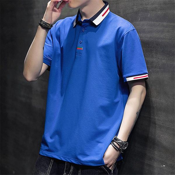 2020 luxury thin loose short-sleeved clothes men's polos multicolor leisure style polos for summer m-4xl, White;black
2020 luxury thin loose short-sleeved clothes men's polos multicolor leisure style polos for summer m-4xl, White;black