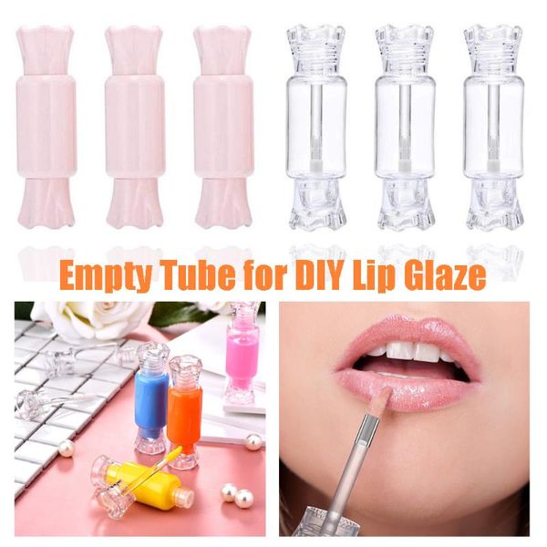 5/10pcs candy shape refillable bottles diy lip gloss lip glaze tube sample bottles samples tube dispenser cosmetic tool
5/10pcs candy shape refillable bottles diy lip gloss lip glaze tube sample bottles samples tube dispenser cosmetic tool