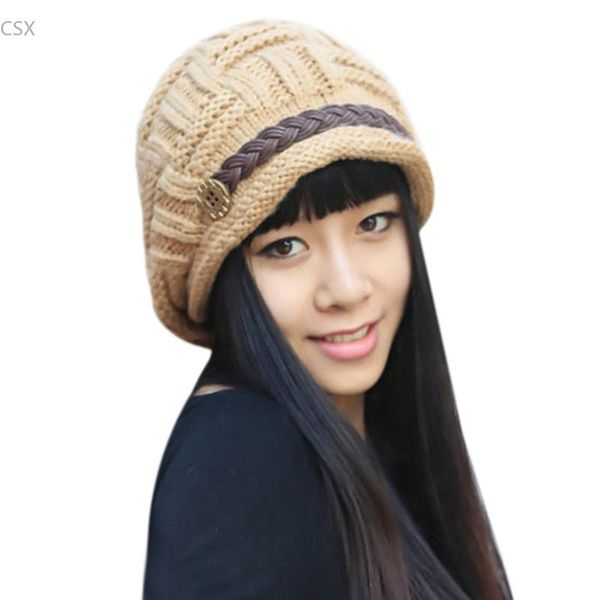 mwoiiowm casual female winter knitted hat warm rageared baggy beanie knit crochet ski hat women 22, Blue;gray
mwoiiowm casual female winter knitted hat warm rageared baggy beanie knit crochet ski hat women 22, Blue;gray