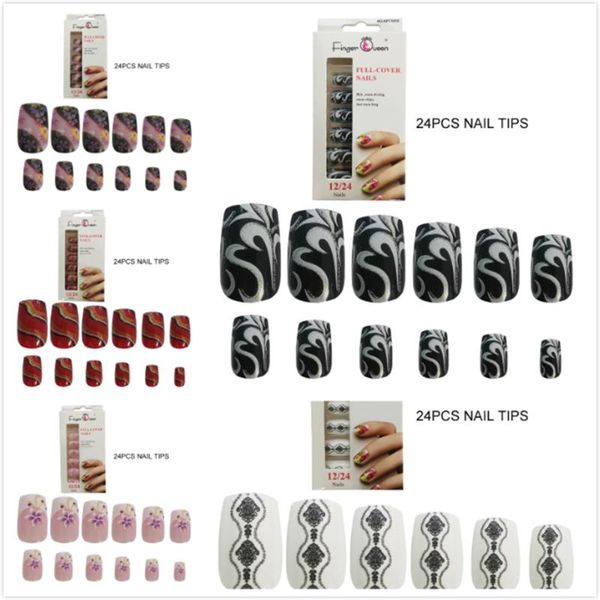 24pcs/box fashion fake nail tips for girl lady designed fake nails short finger nails with glue lovely nail art set15, Red;gold
24pcs/box fashion fake nail tips for girl lady designed fake nails short finger nails with glue lovely nail art set15, Red;gold