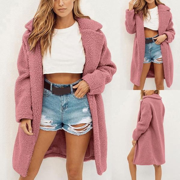 women's fur & faux chamsgend coats winter women coat long loose lapel overcoat thick warm plus size female plush 19sep25, Black
women's fur & faux chamsgend coats winter women coat long loose lapel overcoat thick warm plus size female plush 19sep25, Black