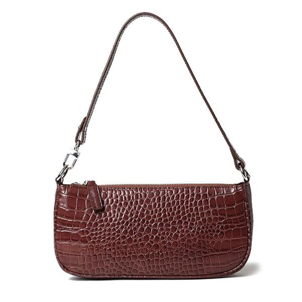 vintage baguette-shaped shoulder bag designer crocodile leather ladies handbags luxury women clutch france style phone purse
vintage baguette-shaped shoulder bag designer crocodile leather ladies handbags luxury women clutch france style phone purse