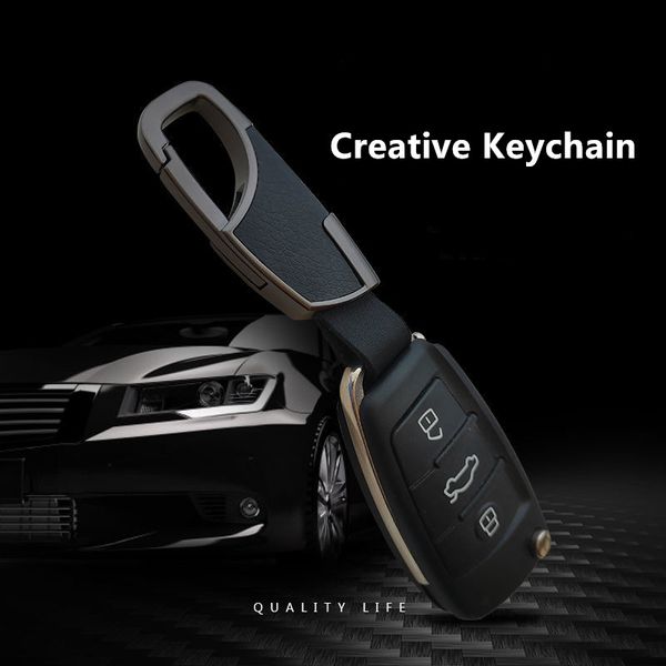 keychains creative keychain boutique car men's detachable real leather universal key chain pendant metal, Silver
keychains creative keychain boutique car men's detachable real leather universal key chain pendant metal, Silver