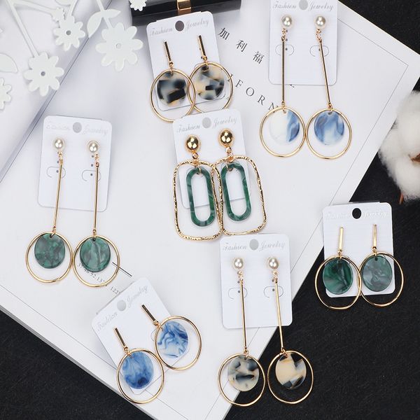 dangle & chandelier acrylic drop earrings simple trend pattern fashion long women alloy jewelry, Silver
dangle & chandelier acrylic drop earrings simple trend pattern fashion long women alloy jewelry, Silver