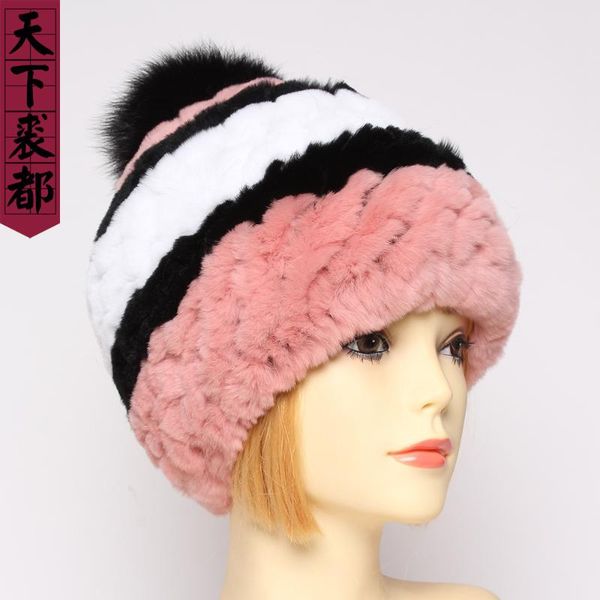 beanie/skull caps russia lady genuine fur beanie hats women warm good quality rex winter soft, Blue;gray
beanie/skull caps russia lady genuine fur beanie hats women warm good quality rex winter soft, Blue;gray