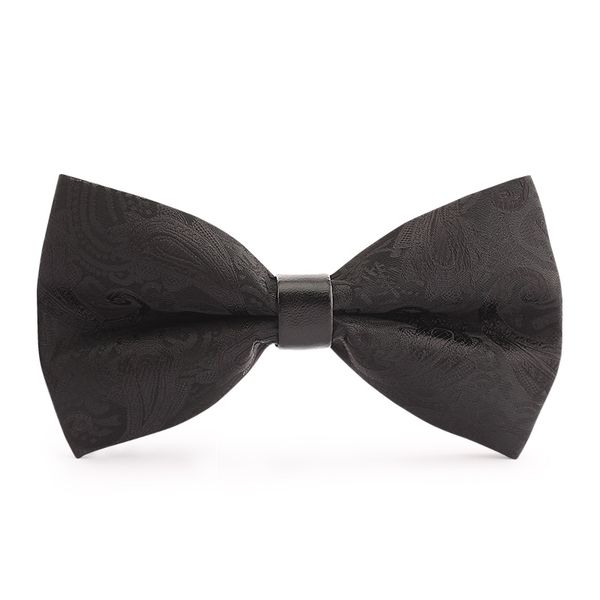 2020 new fashion men's bow ties for wedding double fabric black paisley bowtie banquet anniversary butterfly tie with gift box, Black;gray
2020 new fashion men's bow ties for wedding double fabric black paisley bowtie banquet anniversary butterfly tie with gift box, Black;gray