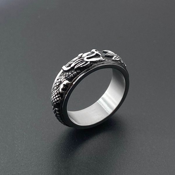 cluster rings hip hop viking nordic mythology dragon men rotatable stainless steel ring defense rock finger spinner gift, Golden;silver
cluster rings hip hop viking nordic mythology dragon men rotatable stainless steel ring defense rock finger spinner gift, Golden;silver