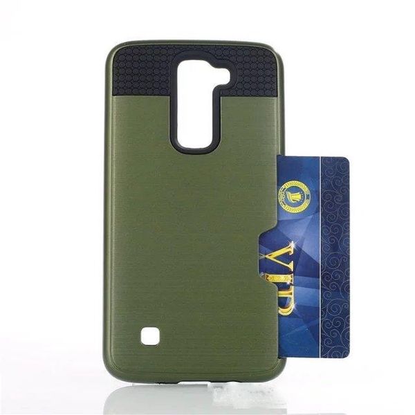 armor tpu pc hybrid brushed credit card slot case cover for for lg g6 g5 k4 k5 k7 k8 k10 ls770 ls775 lv1 lv3 lv5 x skin x power x style hx 
armor tpu pc hybrid brushed credit card slot case cover for for lg g6 g5 k4 k5 k7 k8 k10 ls770 ls775 lv1 lv3 lv5 x skin x power x style hx
