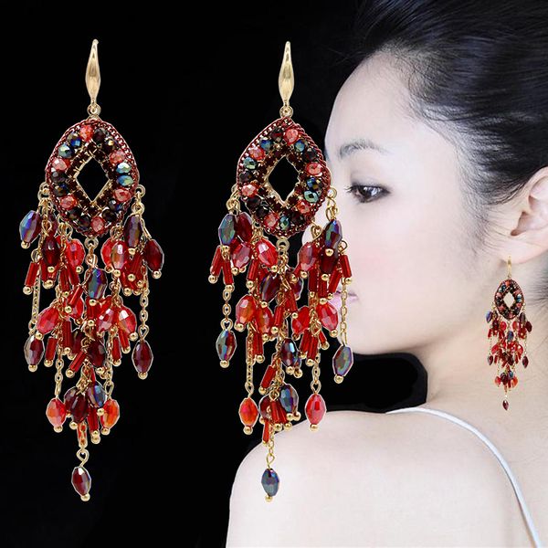 dangle & chandelier boho delicate handmade crystal beaded dangling long tassel earrings for women red blue purple colorful fashion bohemian, Silver
dangle & chandelier boho delicate handmade crystal beaded dangling long tassel earrings for women red blue purple colorful fashion bohemian, Silver