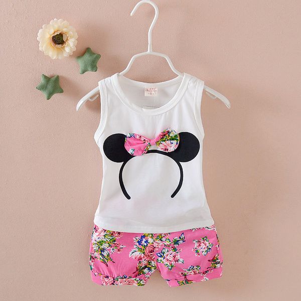 2020 summer new children's clothing girls fashion sports cartoon sleeveless t-shirt + shorts cotton clothing, White
2020 summer new children's clothing girls fashion sports cartoon sleeveless t-shirt + shorts cotton clothing, White