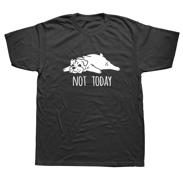 man t shirts funny not today english bulldog dog short sleeves tees crewneck cotton summer style t-shirt
man t shirts funny not today english bulldog dog short sleeves tees crewneck cotton summer style t-shirt