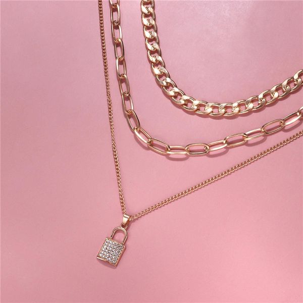 luokey new gold choker ожерелье кристалл замок толстая кубинская цепи ожерелье для женщин мода хип-хоп рок оптовой продажи ювелирных изделий, Silver
luokey new gold choker ожерелье кристалл замок толстая кубинская цепи ожерелье для женщин мода хип-хоп рок оптовой продажи ювелирных изделий, Silver