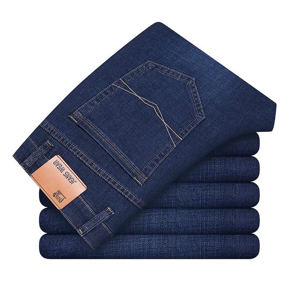 2020 men autumn jeans classic relaxed fit denim pants biker stretch loose fit wide leg moda masculina trousers men, Blue
2020 men autumn jeans classic relaxed fit denim pants biker stretch loose fit wide leg moda masculina trousers men, Blue