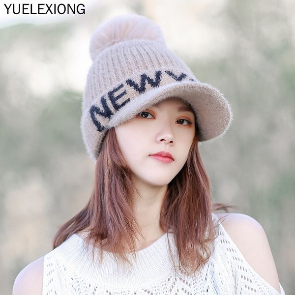 brand new winter visor hats women mixed color knit beanie skullies hat female thick velvet hair ball warm bonnet caps bib set, Blue;gray
brand new winter visor hats women mixed color knit beanie skullies hat female thick velvet hair ball warm bonnet caps bib set, Blue;gray