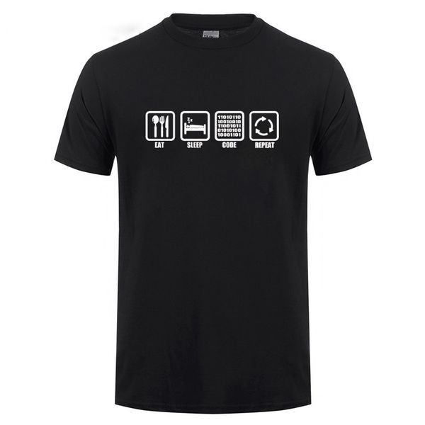 eat sleep code repeat t-shirt funny birthday gift for men dad father geek programmer hacker cotton short sleeve t shirt tshirt
eat sleep code repeat t-shirt funny birthday gift for men dad father geek programmer hacker cotton short sleeve t shirt tshirt