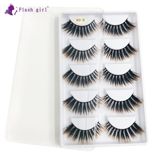 false eyelashes flash girl natural 5 pairs of handmade mink thick criss-cross wispies fluffies eye lash extension makeup tool
false eyelashes flash girl natural 5 pairs of handmade mink thick criss-cross wispies fluffies eye lash extension makeup tool