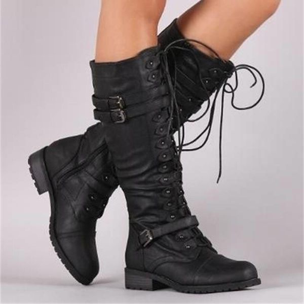 колено высоких ботинок женщин осень женщина обувь зима lace up vintage flat обувь sexy steampunk кожа ретро пряжка дама snow boots, Black
колено высоких ботинок женщин осень женщина обувь зима lace up vintage flat обувь sexy steampunk кожа ретро пряжка дама snow boots, Black