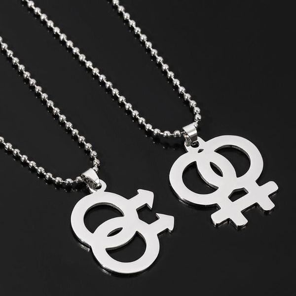 new arrive homosexual gay queer lesbian stainless steel pendant necklace for man women boy girl go together jewelry trend gift, Silver
new arrive homosexual gay queer lesbian stainless steel pendant necklace for man women boy girl go together jewelry trend gift, Silver