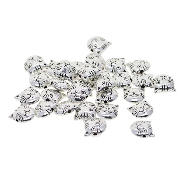 30 pieces kitten head/cross/pineapple/bee shapes 1.5-2mm hole tibetan silver tone loose spacer bead for jewelry making charm beads
30 pieces kitten head/cross/pineapple/bee shapes 1.5-2mm hole tibetan silver tone loose spacer bead for jewelry making charm beads