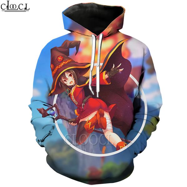 cloocl anime girl megumin konosuba 3d print hoodie sweatshirt men women sportswear fashion casual streetwear men clothing, Black
cloocl anime girl megumin konosuba 3d print hoodie sweatshirt men women sportswear fashion casual streetwear men clothing, Black
