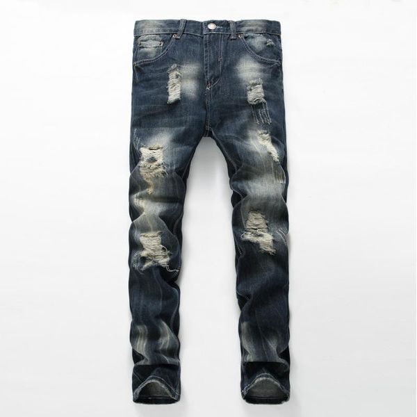 men fashion straight slim fit denim pants casual jeans male streetwear hip hop jeans slim patch fold personality denim trousers, Blue
men fashion straight slim fit denim pants casual jeans male streetwear hip hop jeans slim patch fold personality denim trousers, Blue