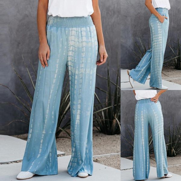 women pants fashion women casual gradient printed pockets elastic waist loose wide leg pants for pantalon large new 2021, Black;white
women pants fashion women casual gradient printed pockets elastic waist loose wide leg pants for pantalon large new 2021, Black;white