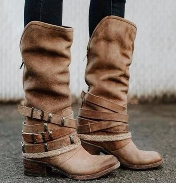 fashion shoes woman plus size boots women buckle strap riding equestrian pointed toe square heel winter pu chaussures femme, Black
fashion shoes woman plus size boots women buckle strap riding equestrian pointed toe square heel winter pu chaussures femme, Black