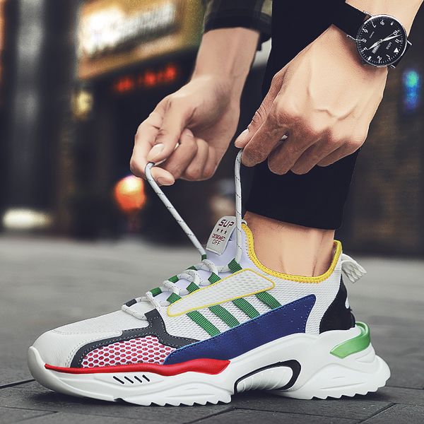 runningshoesmeshkoreantrenddaddyshoessneakersfashioncoolbreathableshoesoutdoorjoggingmensportshoesmadeinchina, Black
runningshoesmeshkoreantrenddaddyshoessneakersfashioncoolbreathableshoesoutdoorjoggingmensportshoesmadeinchina, Black