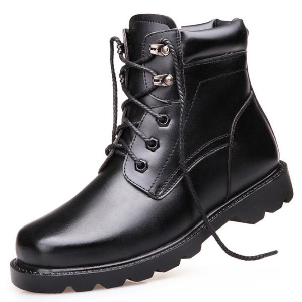 russian winter men boots keep warm leather male military boots waterproof fur snow shoes mens combat ankle boots, Black
russian winter men boots keep warm leather male military boots waterproof fur snow shoes mens combat ankle boots, Black