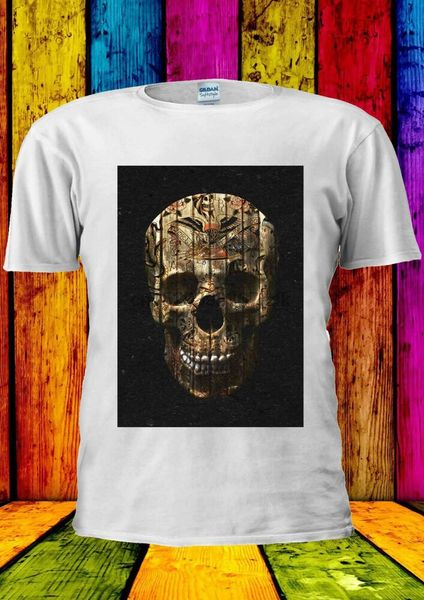 fashion skull skeleton tumblr t-shirt vest tank men women 1118