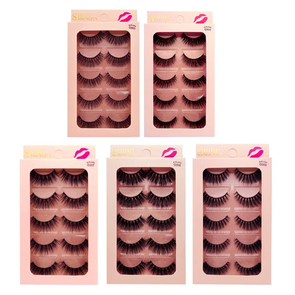 false eyelashes 5 pairs mink makeup lashes hand made dramatic eye for make up maquiagem cilios faux cils
false eyelashes 5 pairs mink makeup lashes hand made dramatic eye for make up maquiagem cilios faux cils